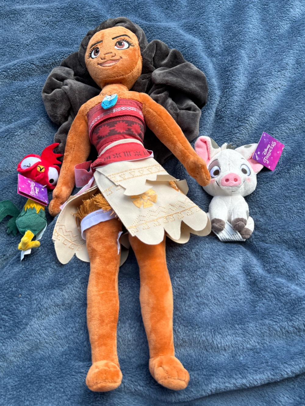 Disney Moana Large Stuffed toy plus Heihei and Pug